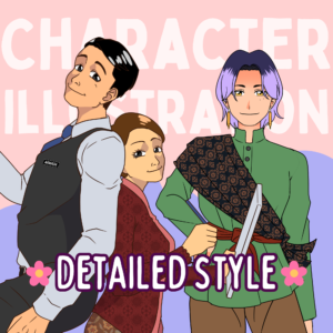 Art Commission Character Illustration [Normal Artstyle]